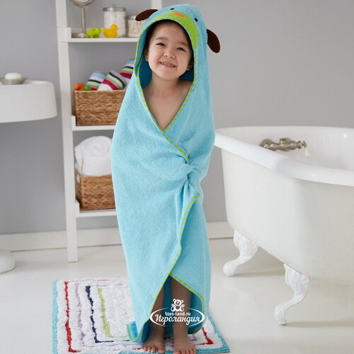 Детское полотенце с капюшоном Собачка Дарби 85*85 см Skip Hop