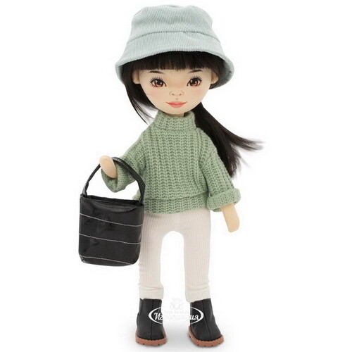 Мягкая кукла Sweet Sisters: Lilu в зеленом свитере 32 см, коллекция Весна Orange Toys