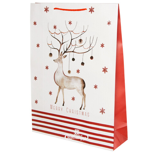 Подарочный пакет Fairy Christmas - Волшебный Олень 45*33 см Due Esse Christmas