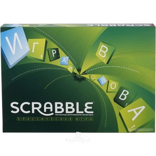 Настольная игра Scrabble (Скрабл классический) Mattel