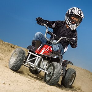 Детский электроквадроцикл Dirt Quad, черный Razor фото 7