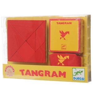 Логическая игра Магнитный Танграм, дерево Djeco фото 2