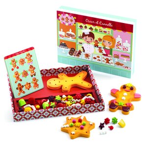 Игровой набор кондитера Декорируй имбирные печеньки Оскара и Канэль 68 предметов Djeco фото 1