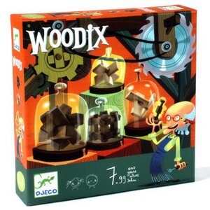 Набор деревянных головоломок Woodix 6 штук Djeco фото 1