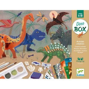 Детский набор для творчества Динозавр, раскрашивание красками Djeco фото 10