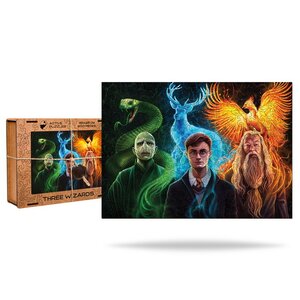 Деревянный пазл Гарри Поттер: Три волшебника 35*25 см, 200 элементов Active Puzzles фото 4