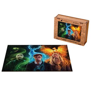 Деревянный пазл Гарри Поттер: Три волшебника 35*25 см, 200 элементов Active Puzzles фото 8