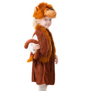 Карнавальный костюм Обезьяна девочка, рост 104-116 см Бока С фото 1