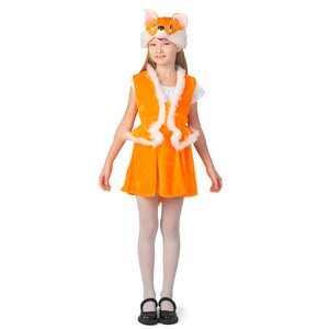 Карнавальный костюм Лисичка, рост 104-116 см Бока С фото 4