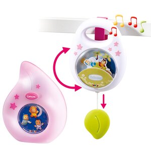 Набор для сна Музыкальная подвеска и ночник Cotoons, розовый Smoby фото 1