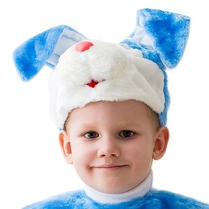 Карнавальная шапка Кролик мальчик, 54-56 см Бока С фото 1