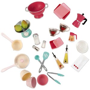 Игровой набор кухонных принадлежностей для куклы Готовим дома 29 предметов Our Generation фото 1