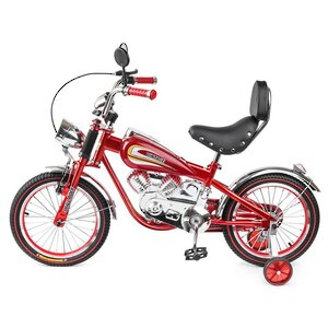 Коллекционный велосипед-мотоцикл Small Rider Motobike Vintage, колеса 16", красный Small Rider фото 4