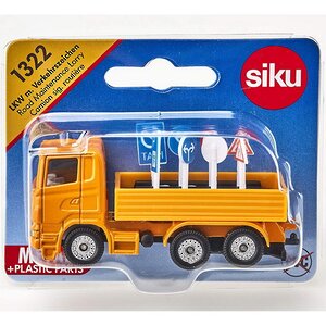 Модель грузовика с дорожными знаками 1:87, 8 см SIKU фото 2
