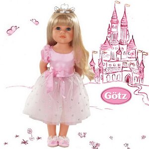 Виниловая кукла Ханна Принцесса 50 см Gotz фото 3