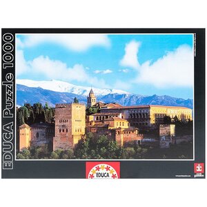 Пазл Замок Алхамбра - Гранада, 1000 элементов Educa фото 2
