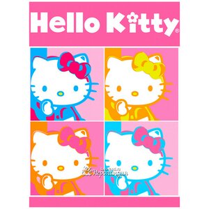 Пазл со стразами Hello Kitty Pop, 500 элементов Ravensburger фото 1