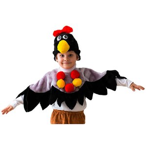 Карнавальный костюм Ворона, рост 122-134 см Бока С фото 1