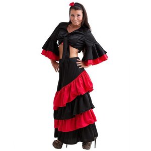 Взрослый карнавальный костюм Испанка, 42-46 размер Бока С фото 1