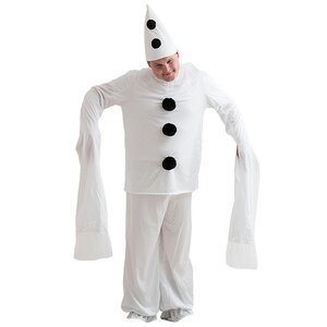 Взрослый карнавальный костюм Пьеро, 50-52 размер Бока С фото 1