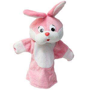 Кукла для кукольного театра Зайка розовый 30 см Бока С фото 1