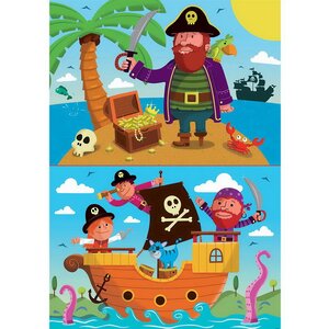 Набор пазлов Пираты, 2*20 элементов Educa фото 1