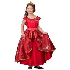 Карнавальный костюм Елена из Авалора, красный, рост 116 см Батик фото 1