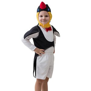 Карнавальный костюм Пингвин, шорты, рост 104-116 см Бока С фото 1