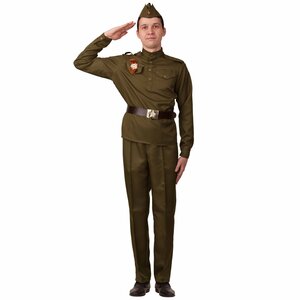 Взрослая военная форма Солдат в брюках, 42 размер Батик фото 1