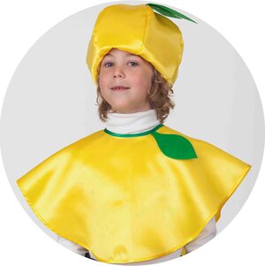 Детский карнавальный набор Лимон, рост 116 см Батик фото 1