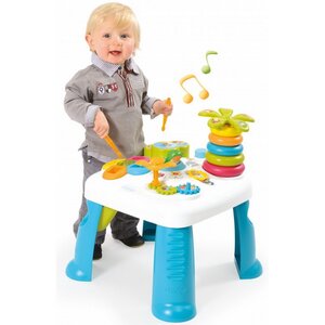 Развивающий игровой столик Cotoons, синий, 49*47*47 см, свет, звук Smoby фото 1