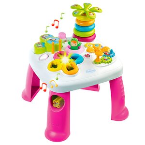 Развивающий игровой столик Cotoons, розовый, 49*47*47 см, свет, звук Smoby фото 1