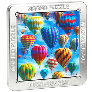 Магнитный пазл Воздушные шары, 16 элементов, 3D эффект Magna Puzzle фото 1