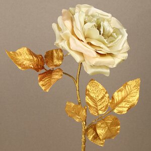 Искусственная роза Глория Деи 57 см, шампань