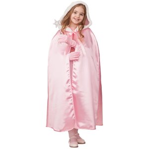 Карнавальный Плащ Принцессы - Розовый Сатин, рост 128-140 см Батик фото 1