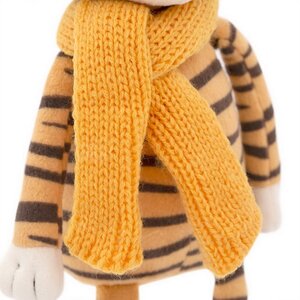 Мягкая игрушка Тигр Санни в желтом шарфе 21 см Orange Toys фото 6