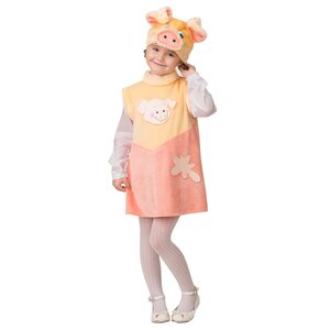 Карнавальный костюм Свинка Нюша, рост 110 см Батик фото 1