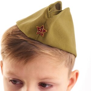 Детская военная пилотка со звездой, 48 см Бока С фото 1