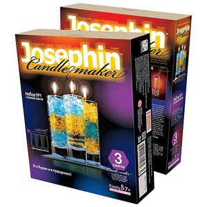 Набор для творчества "Гелевые свечи-1", голубой с желтым Josephin фото 1