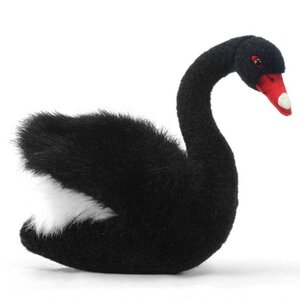 Мягкая игрушка Лебедь черный 28 см Hansa Creation фото 1