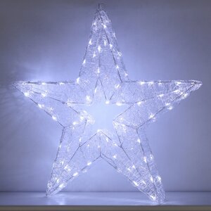 Cветодиодная звезда Селестия 90 см, 100 холодных белых LED ламп, IP44