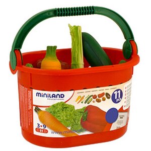 Корзина с овощами 11 шт Miniland фото 1