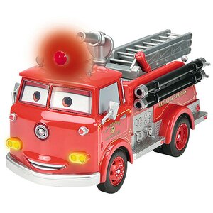 Машина на радиоуправлении "Тачки. Пожарная машина", 29 см, свет, звук, вода, движения глаз DICKIE TOYS фото 2