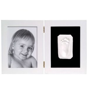 Рамочка двойная с отпечатком Классика, белая, 33*21 см Baby Art фото 1
