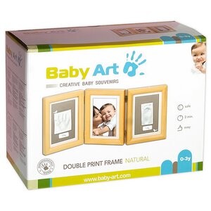 Рамочка тройная Baby Art Классик, светлое дерево, 50*21 см Baby Art фото 2