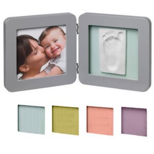 Рамочка двойная Baby Art Print Frame Модерн, серая, 4 цветных подложки, 35*17 см Baby Art фото 1