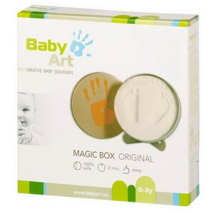 Сувенирная коробочка с отпечатком Baby Art Magic Box, светло-коричневая, 17 см Baby Art фото 4