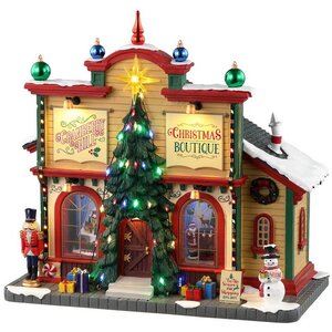 Рождественский бутик Cranberry Hill 24*24 см, подсветка, на батарейках Lemax фото 1