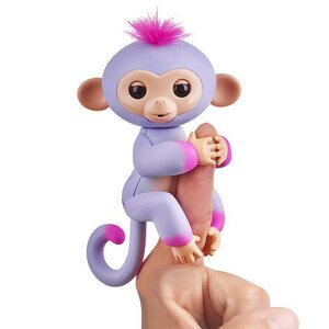 Интерактивная обезьянка Сидней Fingerlings WowWee 12 см Fingerlings фото 1