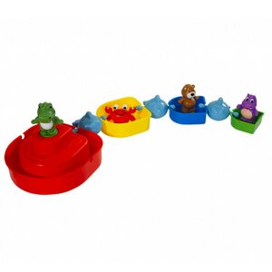 Игрушка для ванной Лодочки с животными Simba фото 1